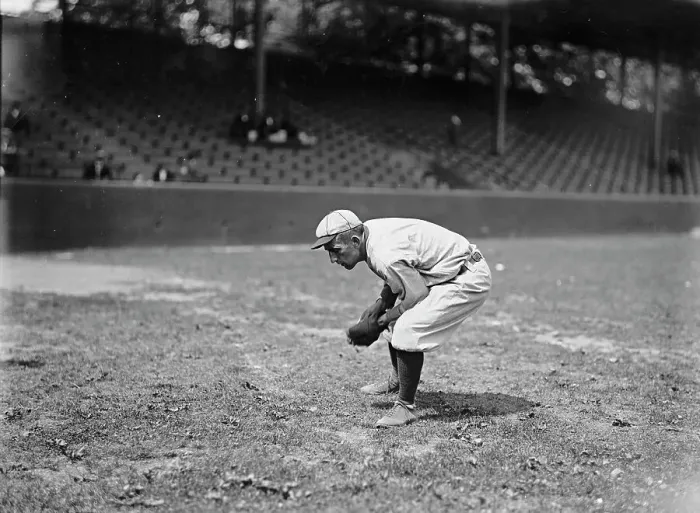 Framed Print : Baseball - Professional Players, 1913. Creator: Harris & Ewing. Baseball - Professional Players, 1913. Creator: Harris & Ewing Framed Print : Baseball - Professional Players, 1913. Creator: Harris & Ewing. Baseball - Professional Players, 1913. Creator: Harris & Ewing