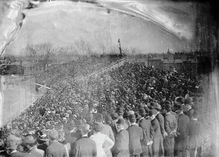 Framed Print : Baseball, Professional - View During Game, 1911. Creator: Harris & Ewing. Baseball, Professional - View During Game, 1911. Creator: Harris & Ewing Framed Print : Baseball, Professional - View During Game, 1911. Creator: Harris & Ewing. Baseball, Professional - View During Game, 1911. Creator: Harris & Ewing