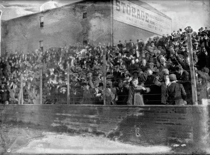 Framed Print : Baseball, Professional - View During Game, 1911. Creator: Harris & Ewing. Baseball, Professional - View During Game, 1911. Creator: Harris & Ewing Framed Print : Baseball, Professional - View During Game, 1911. Creator: Harris & Ewing. Baseball, Professional - View During Game, 1911. Creator: Harris & Ewing