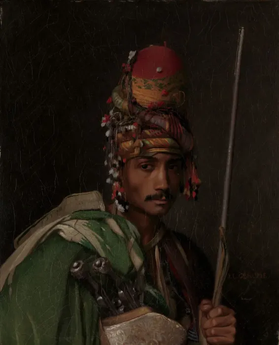 Framed Print : Bashi-Bazouk, ca. 1868-69. Creator: Jean-Leon Gerome Framed Print : Bashi-Bazouk, ca. 1868-69. Creator: Jean-Leon Gerome