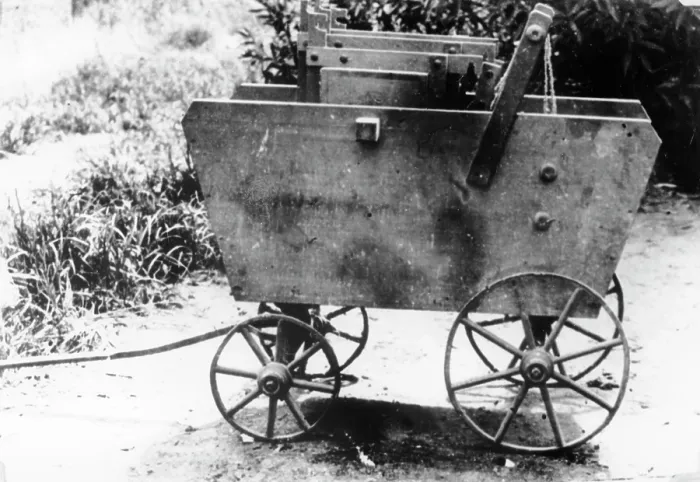 Framed Print : Basic Fire Engine, c1870s. Creator: Unknown Framed Print : Basic Fire Engine, c1870s. Creator: Unknown