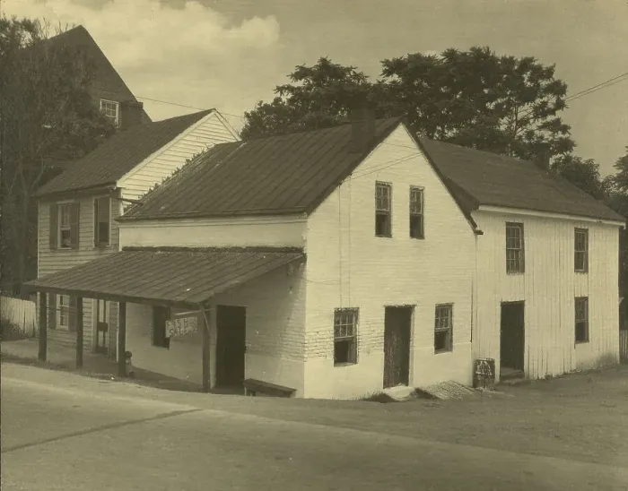 Framed Print : Basil Gordon warehouse, Scott's Hill, Falmouth, between 1925 and 1929. Creator: Frances Benjamin Johnston Framed Print : Basil Gordon warehouse, Scott's Hill, Falmouth, between 1925 and 1929. Creator: Frances Benjamin Johnston