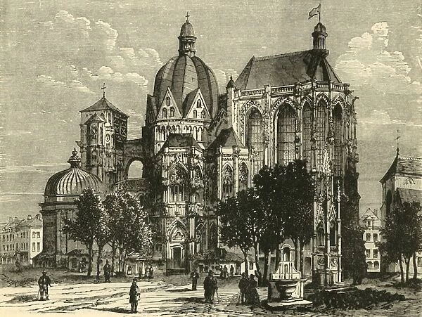 The Basilica of Aachen, or Aix-La-Chapelle, 1890. Creator: Unknown