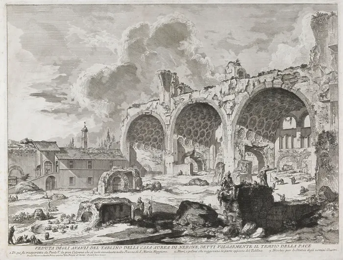 Framed Print : The Basilica of Constantine, 1757. Creator: Giovanni Battista Piranesi Framed Print : The Basilica of Constantine, 1757. Creator: Giovanni Battista Piranesi