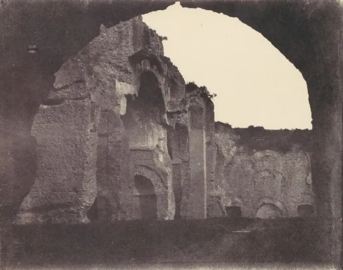 Framed Print : Basilica of Constantine, Rome, 1850s. Creator: Unknown Framed Print : Basilica of Constantine, Rome, 1850s. Creator: Unknown