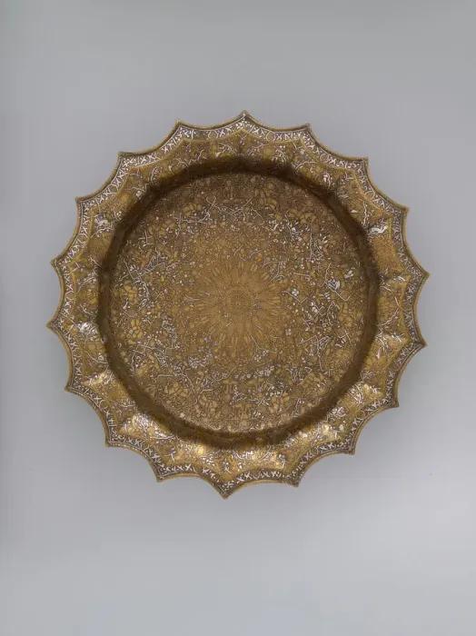 Framed Print : Basin with Figural Imagery, probably Iran, early 14th century. Creator: Unknown Framed Print : Basin with Figural Imagery, probably Iran, early 14th century. Creator: Unknown