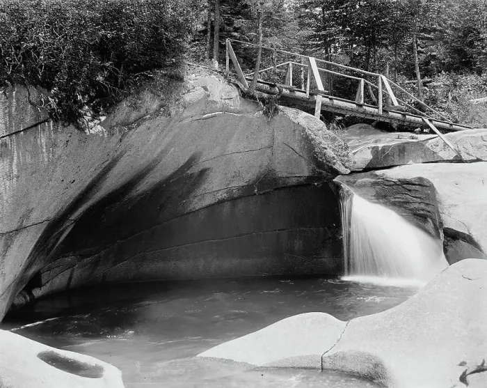 Framed Print : The Basin, Franconia Notch, White Mountains, between 1900 and 1906. Creator: Unknown