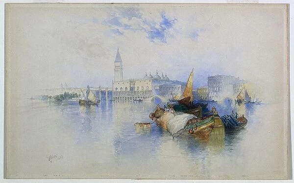 Basin of San Marco, 1897. Creator: Thomas Moran (American, 1837-1926)