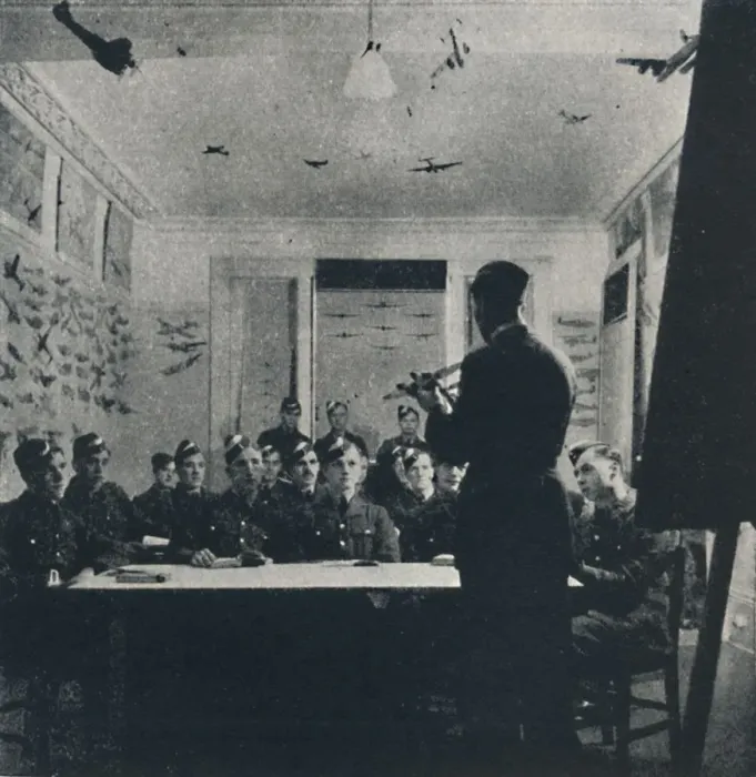 Framed Print : The basis of training: aircraft identification, 1941. Artist: Cecil Beaton Framed Print : The basis of training: aircraft identification, 1941. Artist: Cecil Beaton