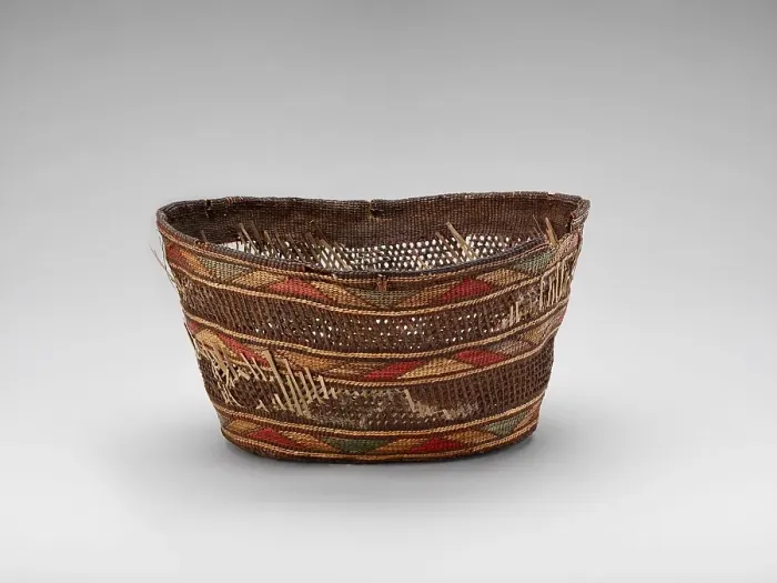 Framed Print : Basket, 1870-1886. Creator: Unknown Framed Print : Basket, 1870-1886. Creator: Unknown