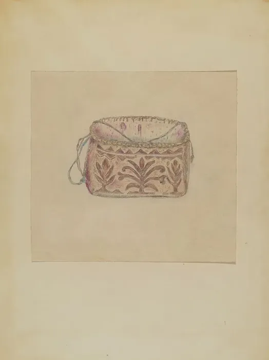 Framed Print : Basket, 1935 / 1942. Creator: Mary Berner Framed Print : Basket, 1935 / 1942. Creator: Mary Berner