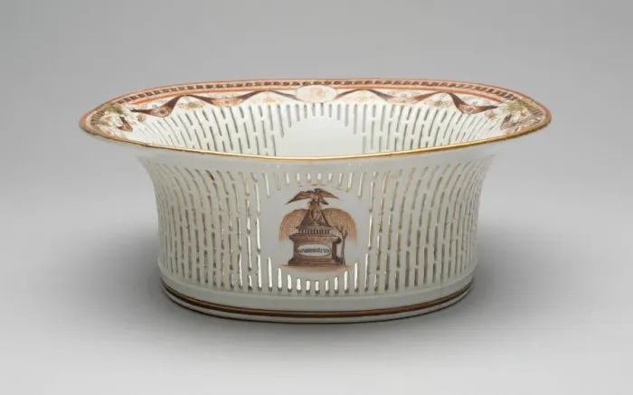 Framed Print : Basket, c. 1800. Creator: Unknown Framed Print : Basket, c. 1800. Creator: Unknown