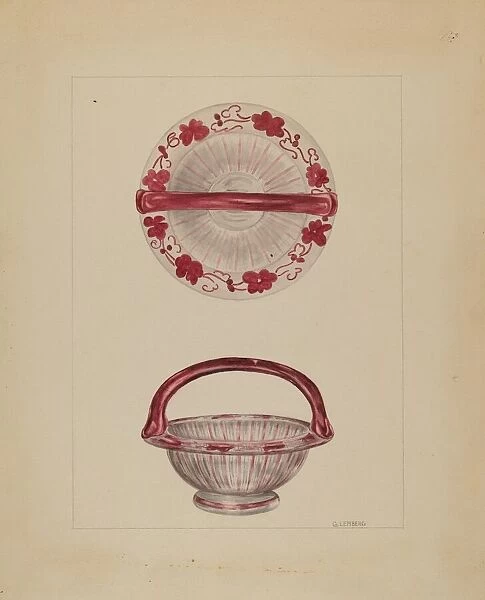 Basket, c. 1936. Creator: Gertrude Lemberg