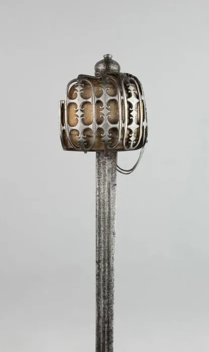 Framed Print : Basket-Hilted Broadsword (Claymore), Scotland, c. 1760. Creator: Unknown Framed Print : Basket-Hilted Broadsword (Claymore), Scotland, c. 1760. Creator: Unknown
