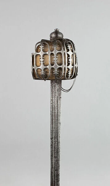 Basket-Hilted Broadsword (Claymore), Scotland, c. 1760. Creator: Unknown