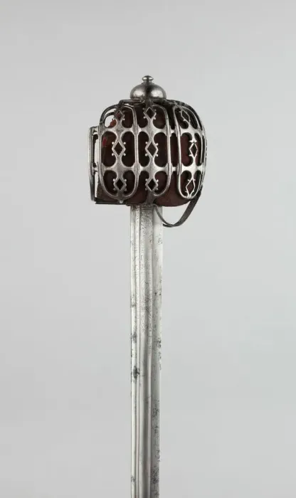Framed Print : Basket-Hilted Broadsword with Scabbard (Claymore), Scotland, c. 1750. Creator: Unknown Framed Print : Basket-Hilted Broadsword with Scabbard (Claymore), Scotland, c. 1750. Creator: Unknown