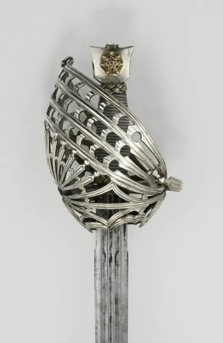 Framed Print : Basket-Hilted Broadsword (Schiavona), Venice, 1775 / 1800. Creator: Unknown Framed Print : Basket-Hilted Broadsword (Schiavona), Venice, 1775 / 1800. Creator: Unknown