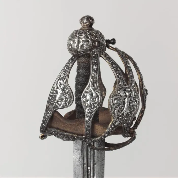 Framed Print : Basket-Hilted Sword, British, 1600-1625. Creator: Unknown Framed Print : Basket-Hilted Sword, British, 1600-1625. Creator: Unknown