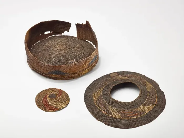 Framed Print : Basket and lid, 1870-1886. Creator: Unknown Framed Print : Basket and lid, 1870-1886. Creator: Unknown