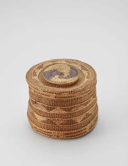 Framed Print : Basket and lid, 1880-1886. Creator: Unknown Framed Print : Basket and lid, 1880-1886. Creator: Unknown