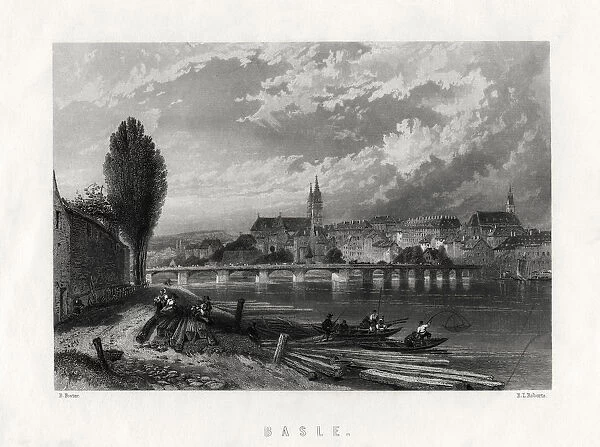 Basle, Switzerland, 1883. Artist: EL Roberts