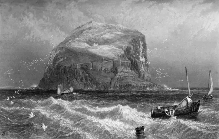 Framed Print : The Bass Rock, c1870 Framed Print : The Bass Rock, c1870