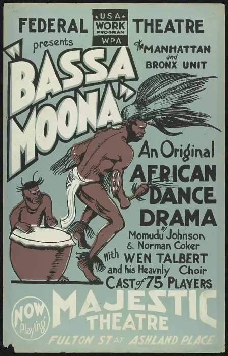 Framed Print : Bassa Moona, New York, [1930s]. Creator: Unknown