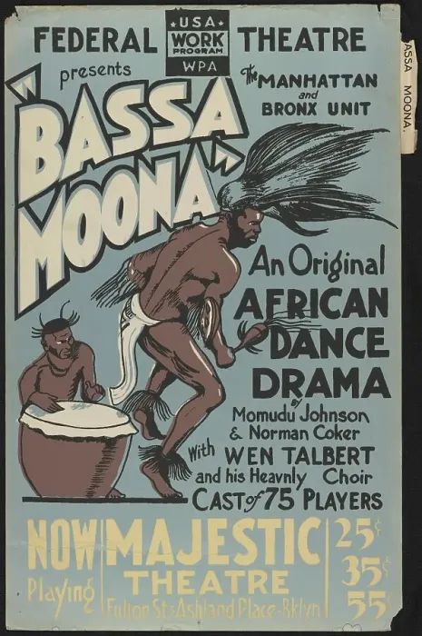 Framed Print : Bassa Moona, New York, [1930s]. Creator: Unknown