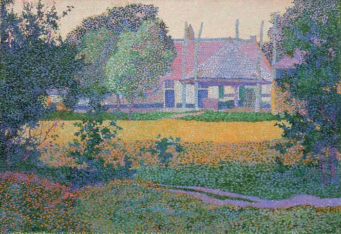 Framed Print : De Bataaf Farm, 1895. Creator: Aarts, Johan Joseph (1871-1934) Framed Print : De Bataaf Farm, 1895. Creator: Aarts, Johan Joseph (1871-1934)