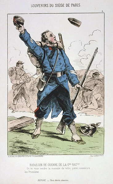Bataillon de Guerre de la Garde Nationale, Siege of Paris, 1870-1871