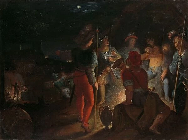 The Batavians Besiege the Roman Army Regiments at Vetera, 1600-1613. Creator: Otto Van Veen
