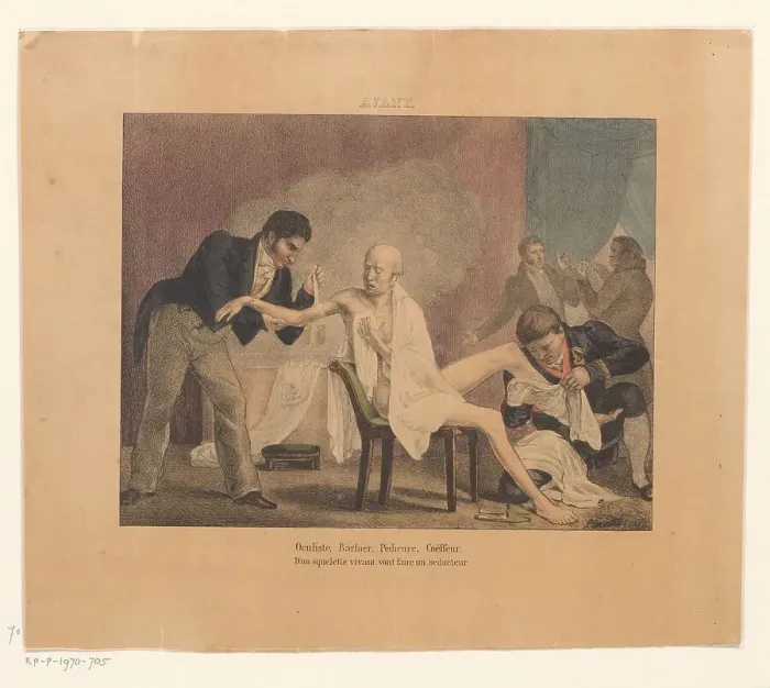 Framed Print : After the bath, 1800-1880. Creator: Anon Framed Print : After the bath, 1800-1880. Creator: Anon