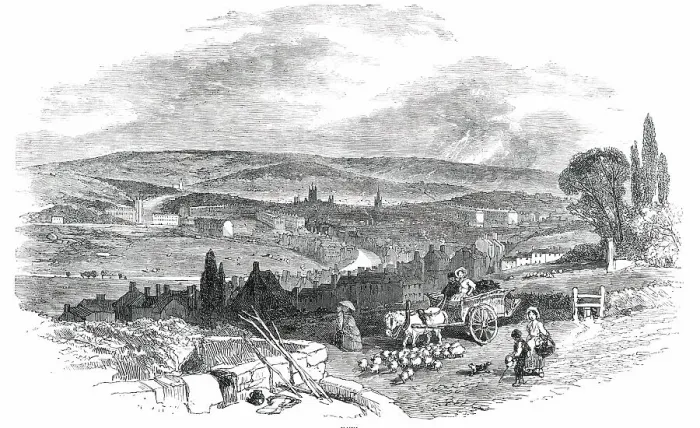 Framed Print : Bath, 1850. Creator: Unknown Framed Print : Bath, 1850. Creator: Unknown