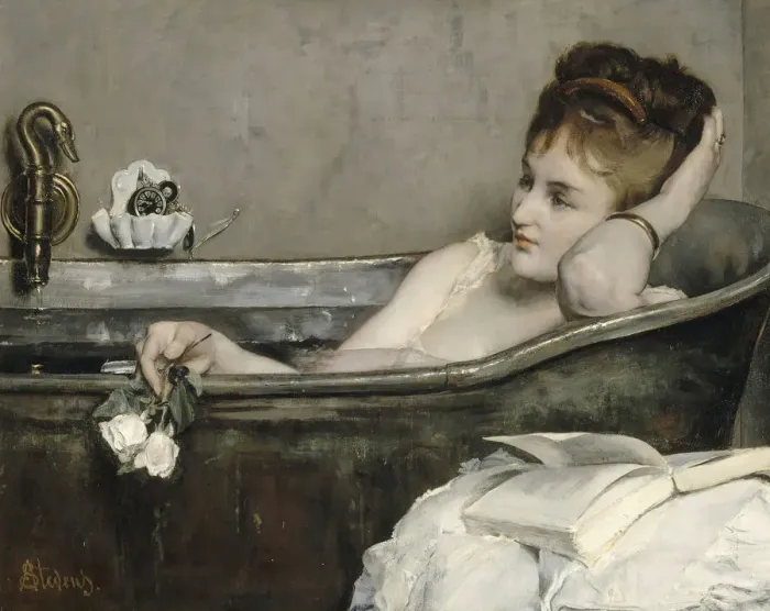 Framed Print : The bath, 1873-1874 Framed Print : The bath, 1873-1874