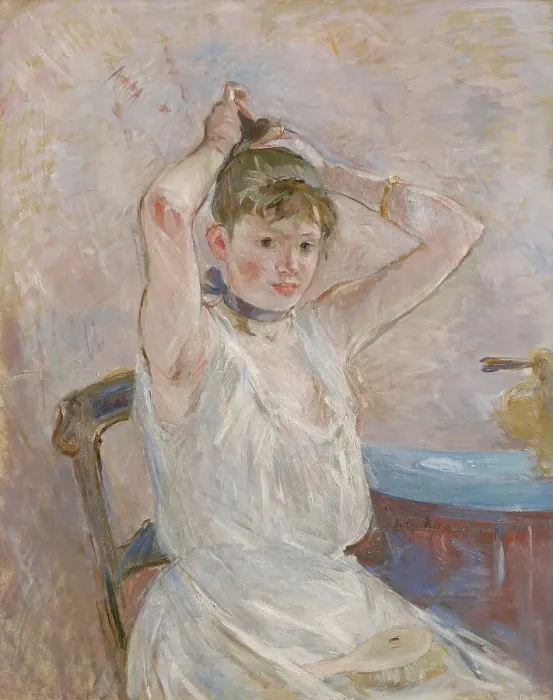 Framed Print : The Bath, 1885-86. Creator: Berthe Morisot Framed Print : The Bath, 1885-86. Creator: Berthe Morisot