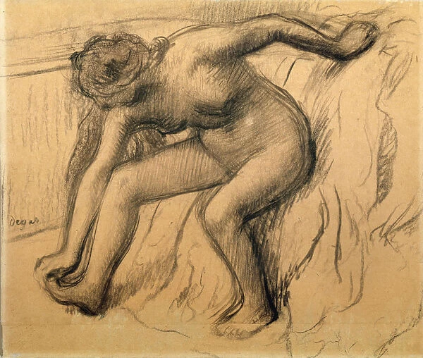 After the Bath, 1892. Artist: Edgar Degas