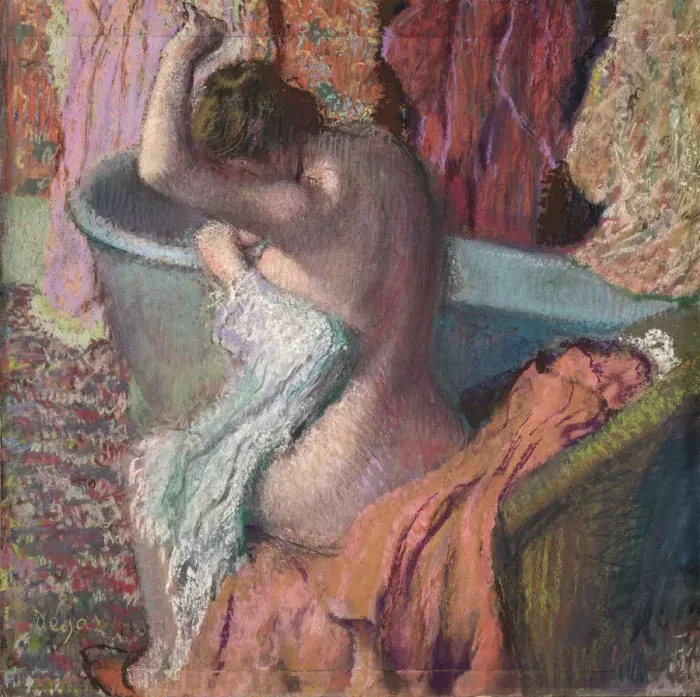 Framed Print : After the Bath, 1895 Framed Print : After the Bath, 1895