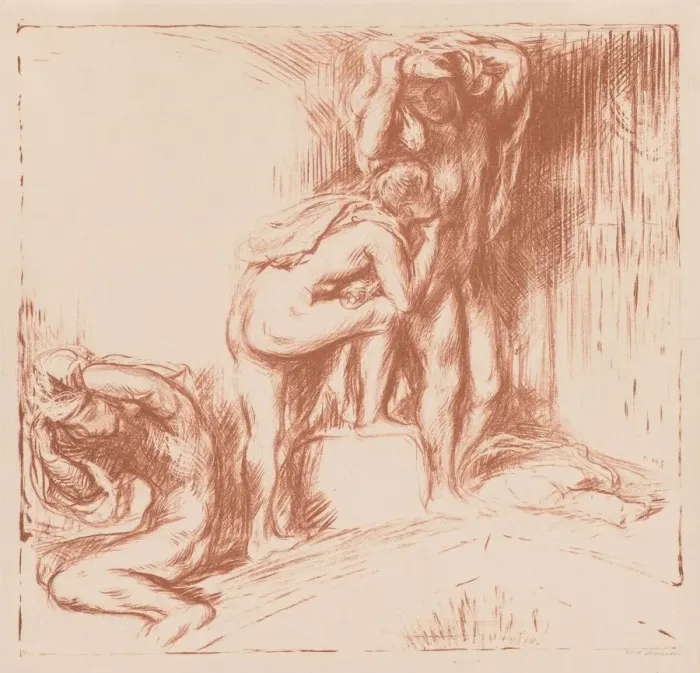 Framed Print : The Bath, 1905. Creator: Charles Hasslewood Shannon (British, 1863-1937) Framed Print : The Bath, 1905. Creator: Charles Hasslewood Shannon (British, 1863-1937)