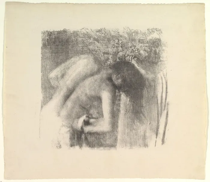 Framed Print : After the Bath (large version), 1891-92. Creator: Edgar Degas Framed Print : After the Bath (large version), 1891-92. Creator: Edgar Degas