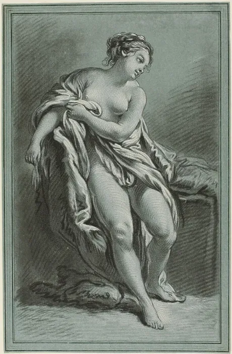 Framed Print : Bather, 1768. Creator: Louis Marin Bonnet Framed Print : Bather, 1768. Creator: Louis Marin Bonnet