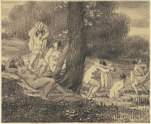 Bathers, 1860s-1870s. Creator: William P. Babcock