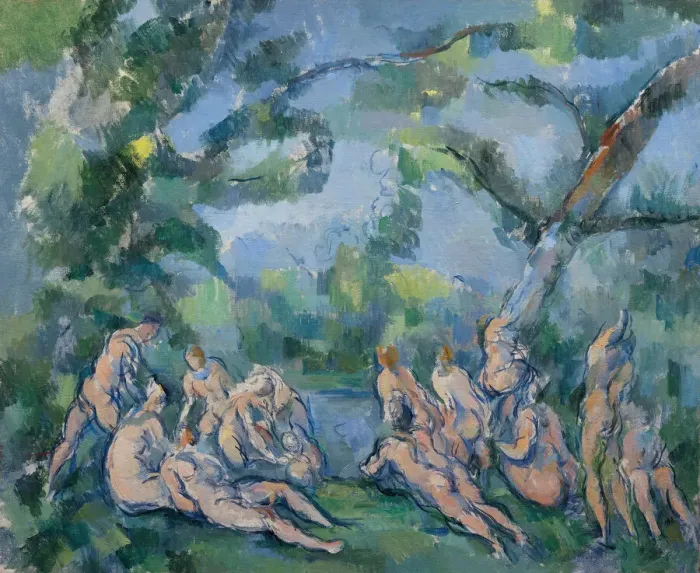 Framed Print : The Bathers, 1899 / 1904. Creator: Paul Cezanne Framed Print : The Bathers, 1899 / 1904. Creator: Paul Cezanne