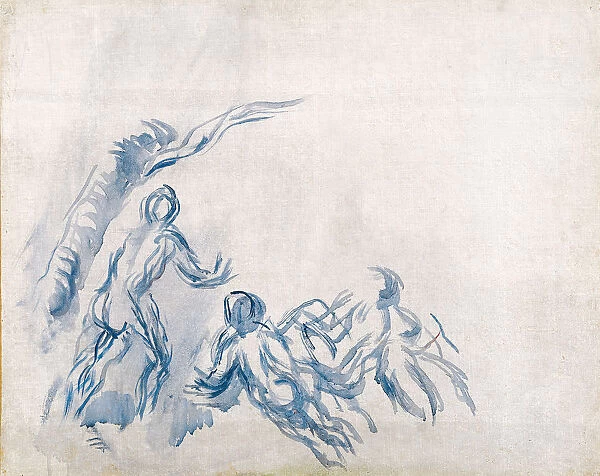 Bathers (Baigneuses), 1904-1906. Artist: Cezanne, Paul (1839-1906)