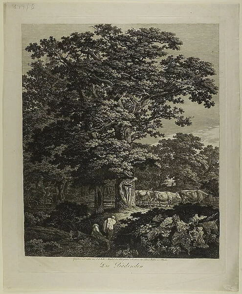 Bathers, c. 1799. Creator: Carl Wilhelm Kolbe the elder