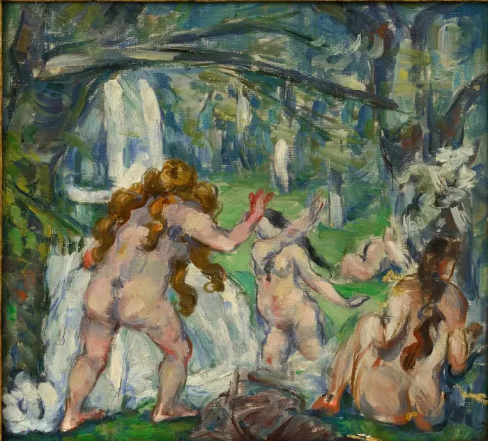 Framed Print : Three Bathers, c. 1875 Framed Print : Three Bathers, c. 1875