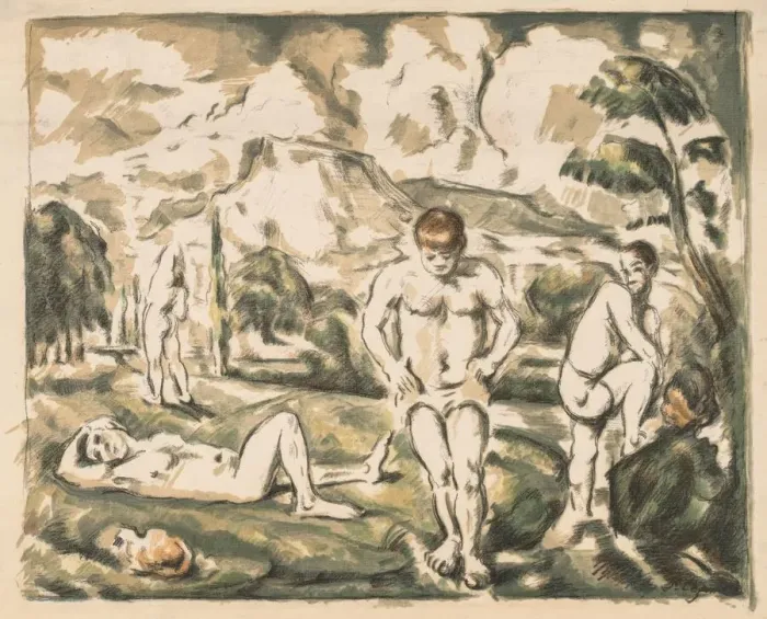Framed Print : The Bathers. Creator: Paul Cezanne (French, 1839-1906) Framed Print : The Bathers. Creator: Paul Cezanne (French, 1839-1906)
