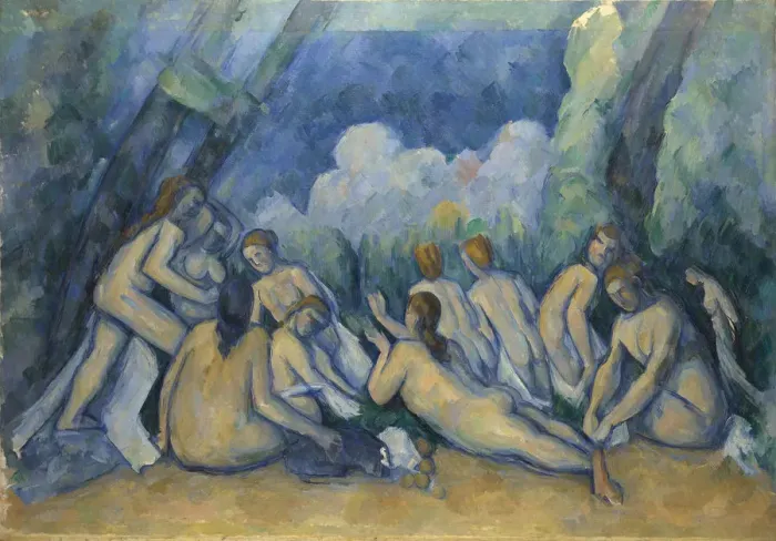 Framed Print : Bathers (Les Grandes Baigneuses), 1894-1905. Artist: Cezanne, Paul (1839-1906) Framed Print : Bathers (Les Grandes Baigneuses), 1894-1905. Artist: Cezanne, Paul (1839-1906)