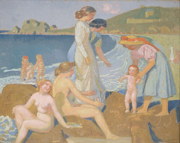 Bathers at Perros Guirec. Artist: Denis, Maurice (1870-1943)