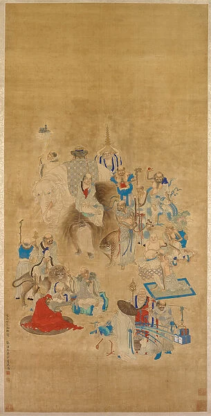 Bathing of the Buddha Festival, Qing dynasty, 1833. Creator: Hua Ziyou