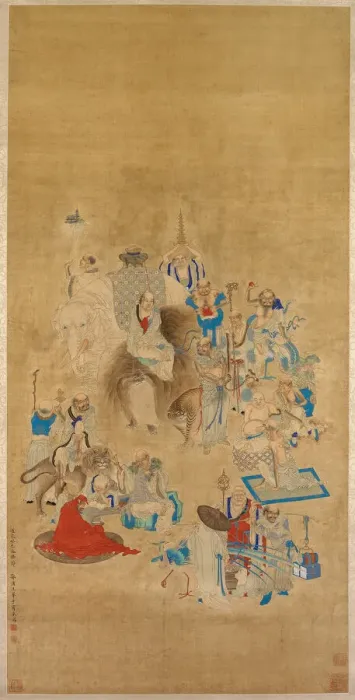 Framed Print : Bathing of the Buddha Festival, Qing dynasty, 1833. Creator: Hua Ziyou Framed Print : Bathing of the Buddha Festival, Qing dynasty, 1833. Creator: Hua Ziyou